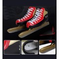 1 Pair Ice Speed Skating Shoes Winter Adult Teenagers PU Professional Thermal Warm With Ice Blade Comfortable Beginner 7 Styles
