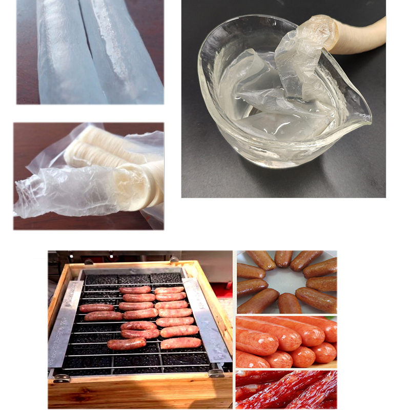 Sausage Packaging Tools 6/14m*21/26/30mm Casing for Sausage Salami Hot Dog Casing Hamburger Cook Tool Basters Inedible Casings