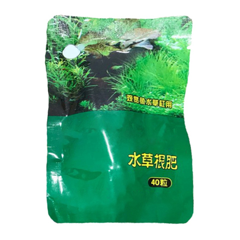 40 Pcs Aquatic Plant Water Grass Root Fertilizer Condensed Aquarium Safe Fish Tank Cylinder Water Grass Nutrition Fertilizer