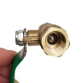 MENSI LPG Gas Appliance Parts Pipe Line High Pressure Brass Control Valve 1/4" Ball Copper Valves 5PCS/lot