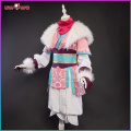 Pre-sale UWOWO Kindred Spirit Blossom Game LOL Cosplay Costume League of Legends Cosplay Qianjue Costumes Extra Mask Hot Outfits