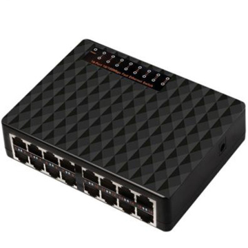 16 Ports 10/100Mbps Network Switch Fast Ethernet LAN RJ45 Vlan Hub Desktop PC Switcher EU Plug