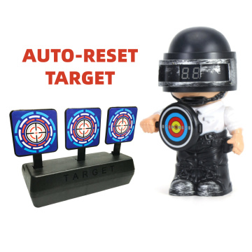 Auto-reset Scoring Target Plastic Paint Water BB Gel Blaster Ball Machine Pistol Toys Guns Shooting Dart Kids Soft Bullet Games
