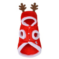 Christmas Dog Clothes Small Dogs Coral Velvet Costume Pet Cat Clothing Coat Pets Winter Costume