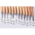 12pc/lot Wood Carving Knife Chisel kit Hand Tools For Carving Wood Gouge Chisel