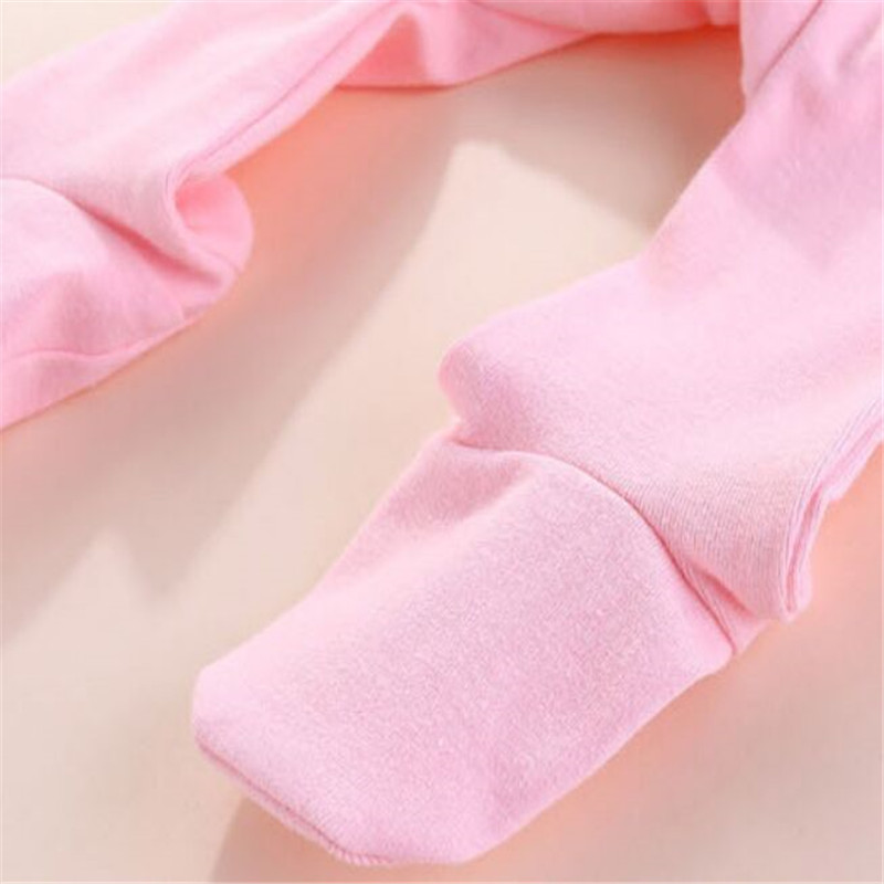 Newborn Baby Footed Pants 100%Cotton Baby Boy Pants Solid Baby Girls Pants Unisex Bottom PP Pants Infant Long Trousers 2020 New