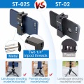 ULANZI Phone Holder Tripod Mount Adapter Monopod Clip Clamp Cold Shoe for iPhone 7 8 X XR XS Max Samsung S8 S9 S10 Plus Huawei