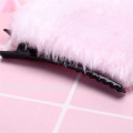 2Pcs/Lot White Black Cat Ears With Bell Hair Clip Cosplay Party Fox Long Fur Costume Hair Clip Halloween Gift Hair Accessory