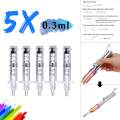 5pcs Replacement Hyaluron gun Accessories Non Invasive Wrinkle Removal Atomizer Nebulizer Accessorie lip dermal filler injector