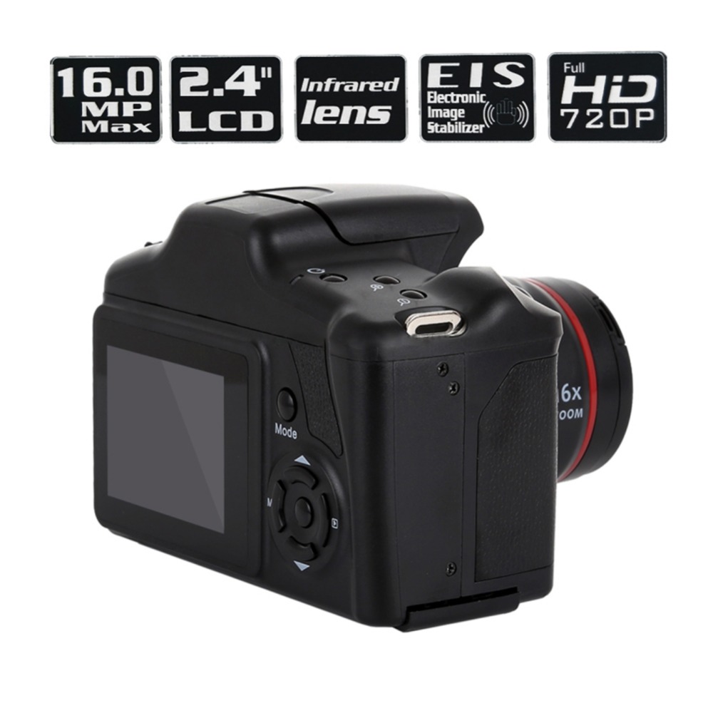 Portable Digital Camera Mini Camcorder Full HD 1080P Video Camera 16X Zoom AV Interface 16 Megapixel CMOS Sensor Photo Traps