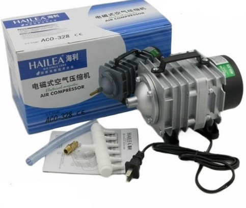 45L/min 55L/min 70L/min HAILEA Electromagnetic Air Compressor Fish Tank Oxygen Air Pump Hydroponics 6 Way Air Aerator Pump