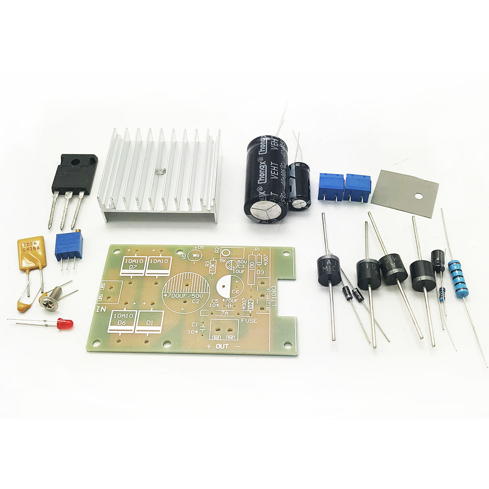 new 2.5V 12V 24V 30V LT1083cp High-Power Adjustable Linear Regulated DC Power Supply Board DIY Kits for HiFi amplifier G3-010