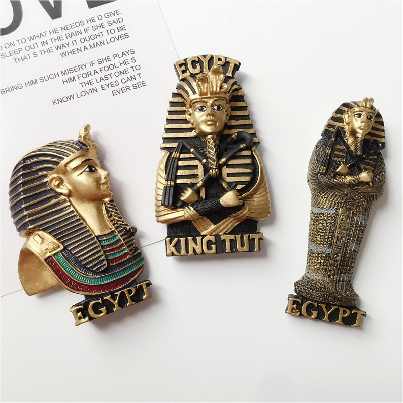 Egypt Anubis Myth Queen Fridge Magnet Souvenir Pyramid Pharaoh Queen Magnet on Refrigerators Home Decoration Accessories