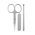 100%Xiaomi Mijia Splashproof / Five-piece Set Stainless Steel Nail Clippers Set Trimmer Pedicure Care Clippers Earpick Nail File