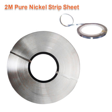 0.1 x 5mm 2M Pure Nickel Strip Tape For Li 18650 Battery Spot Welding Compatible For Spot Welder Machine