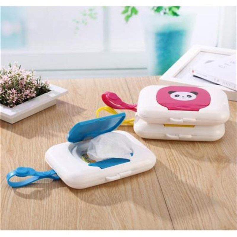 2021 Brand New Outdoor Travel Baby Newborn Kids Wipe Case Box Wet Wipes Dispenser Box Bag Wet Paper Towel box