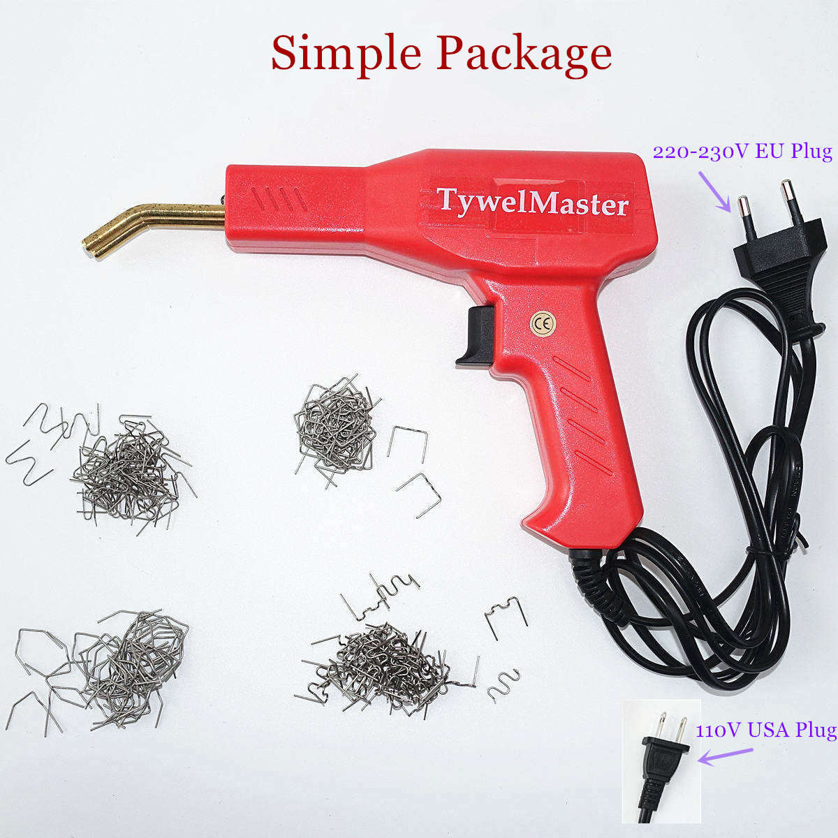 Handy Plastic Welder Garage Tools Hot Staplers Machine Staple PVC Plastic Repairing Machine Car Bumper Repair Hot Stapler