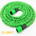 Magic flexible hose expandable 25FT-200FT Garden hose reels Water valve blue watering water hose connector[without sprayer]