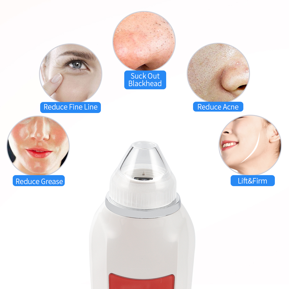 USB Rechargeable Visual Blackhead Remover Facial Pores Black Head Cleaner Vacuum Suction 5 Mega-Pixel WIFI Microscope Camera