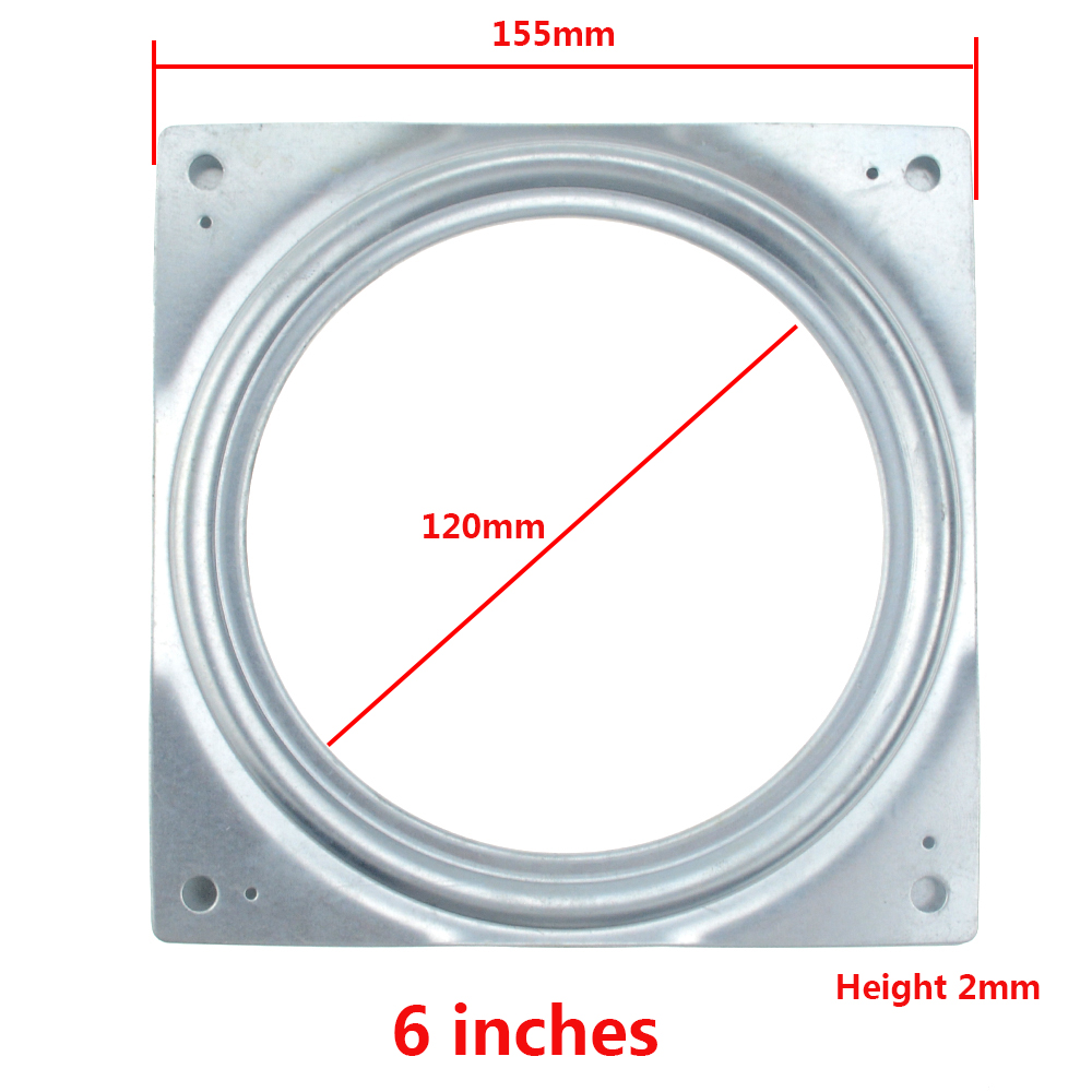 TV Bracket Square 71mm Bearing 360 Degrees Turntable Furniture Table Universal Hardware Display Turntable Hollow Turntable