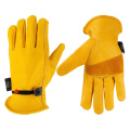 New protective gloves AB class yellow leather ultra-thin safety work gloves welding protective equipment