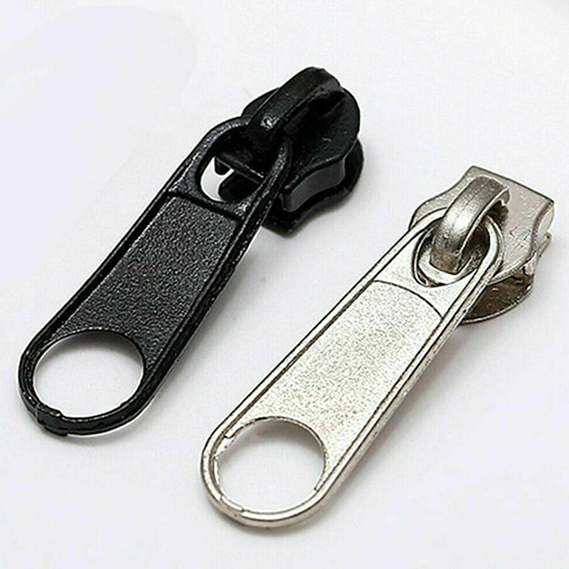 30pcs Metal Fixed Zipper Zip Slider Rescue Instant Repair Replacement Clothes Bag Zippers DIY Zip Fastenings Accessories