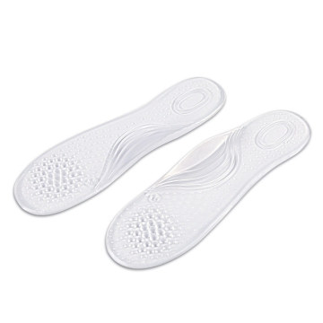 1 Pair Silicone Insole Pad Slip Resistance Shock Absorption Insoles Arch Support Self-Adhesive High Heel Insole Gel Pads