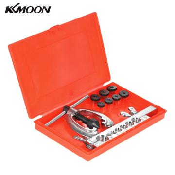 KKMOON 9pcs Double Pipe Flaring Tool Kit Set Tube Bender Pipe Repair Mechanic Brake Plumber Aluminium Copper Brass Flares