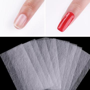 Silk Fiberglass Nail Extension Fiber Acrylic Tips Extension Fibers Nail Form Extension Stickers Paper Nail Art Tool Accessory