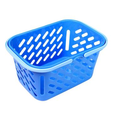 Shopping Basket Portable Kids Grocery Basket with Handle for Children Kids Kitchen Pretend Play Toy(Random Color)