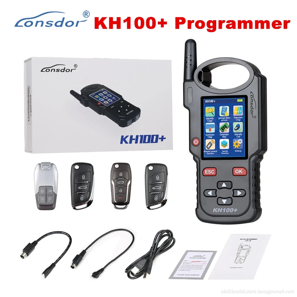 Lonsdor KH100+ Remote Key Programmer Latest Handheld Device Update Version of KH100