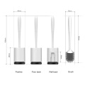 TPR Toilet Brush Rubber Head Holder Cleaning Brush For Toilet Wall Hanging Household Floor Cleaning Bathroom Accessories