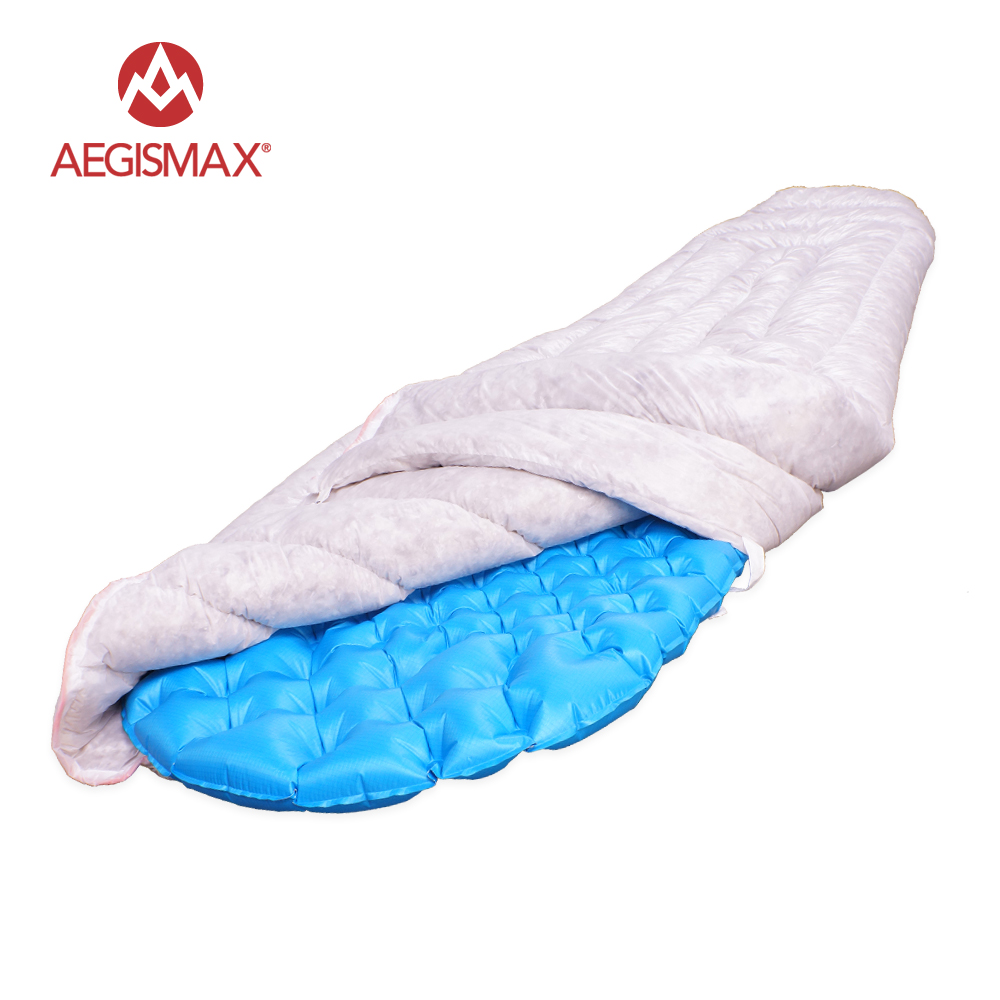 Aegismax TINY 32 Degee 850FP Goose Down Sleeping Bag Outdoor Camping Ultralight Full Body Sleeping Bags with Compression Sack