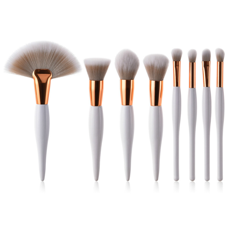 4/8 Pcs Makeup Brush Kit Soft Synthetic Hair Wood Handle Makeup Brushes Foundation Powder Blush Eyeshadow Cosmetic Makeup Tool