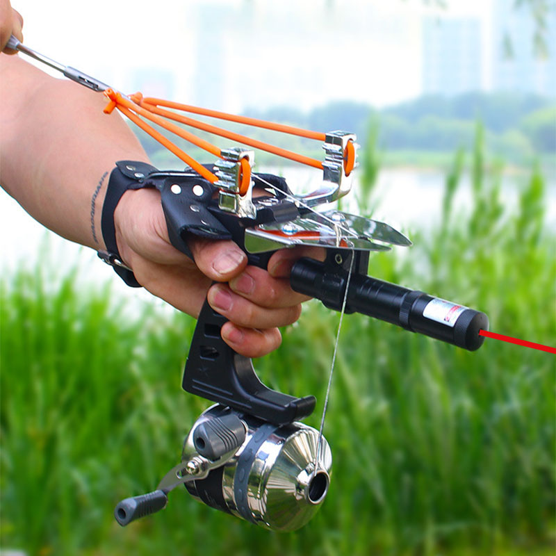 Slingshot Shooting Fishing Slingshot Bow and Arrow Shooting Powerful Fishing Compound Bow Catching Fish High Speed Hunting 2020