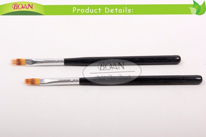 BQAN Factory Direct Supply 1PC Black Nylon Hair Ombre Brush Nail Art Brush Professional Nail Tools Gradient UV Gel Nail Brush
