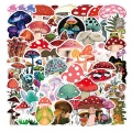 50pcs Waterproof Cartoon Stickers Cute Color Mushroom Sticker Skateboard Suitcase Guitar Children Graffiti Sticker Kids Toy