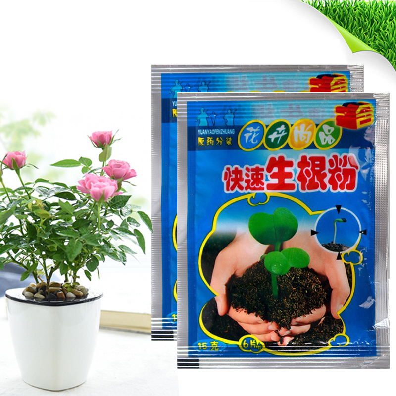1PC Fast Rooting Powder Fast Rooting Plant Rapid Rooting Agent Improve Flowering Transplanting Cutting Survival Grow Root