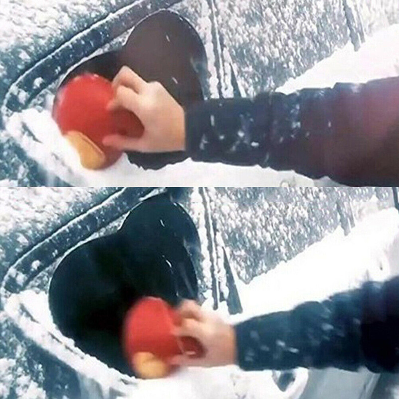 Ice Scraper Car Windshield Snow Scraper Kit Cone-Shaped Funnel Snow Removal Tools NJ88