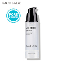 30ML SACE LADY Face Primer Matte Liquid Base Lighten Pores Cream Oil Control Smooth Fine Lines Brighten Cosmetic Nude Foundation