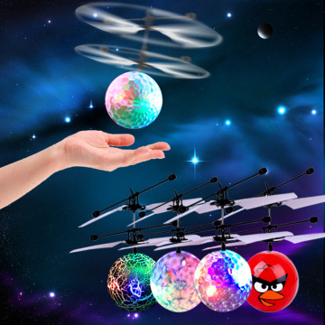 Nice Toy for kids Light up toys Remote Control Flying Colorful Ball Hand Control Flying Ball Intelligent suspension