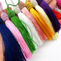 6pcs/lot 15cm Hanging Rope Silk Tassels Fringe Sewing Bang Tassel Trim Key Tassels for DIY Embellish Curtain Access