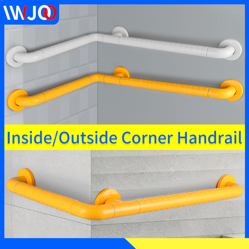 Wall Corner Handrail Bathtub Anti-slip Safety Handle Stainless Steel Bathroom Shower Grab Bars for Elderly Disabled Assist Bar