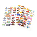 5pcs 3D Cartoon Transport Cars Stickers Kids Classic Toys Bubble Sticker School Reward Gift Decoration Stationery Stickers