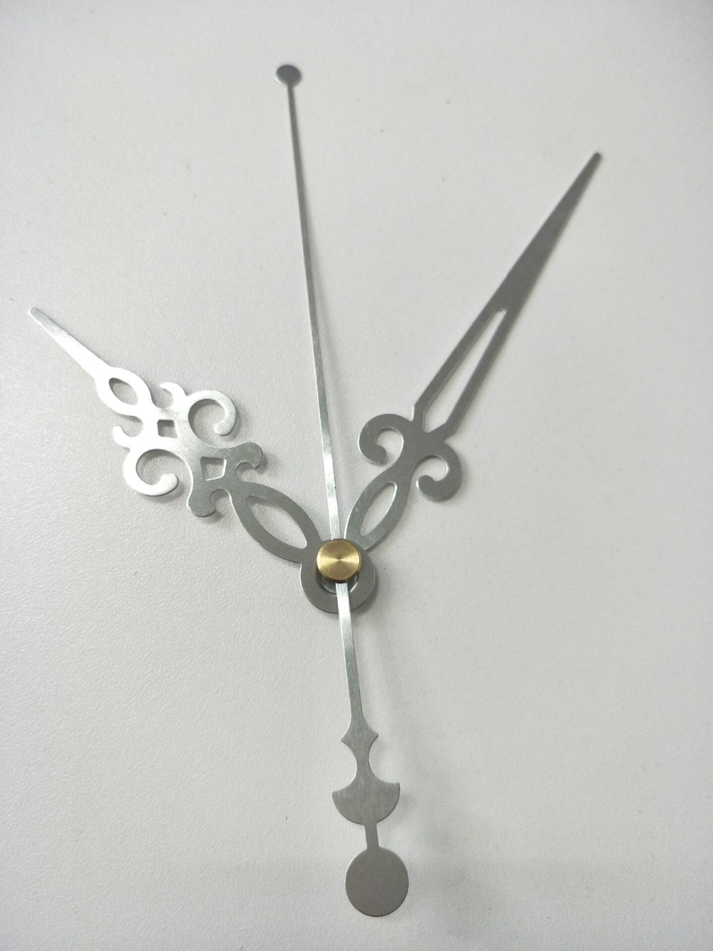 Wholesale 100sets/lot QUARTZ CLOCK Black Metal Hands DIY Repair Wall Clock Accessories Hollow Out Beautiful Needles