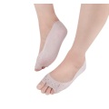 1 Pair Delicate Silicone Moisturizing Open Toe Boat Sock Gel Heel Socks Like Cracked Foot Skin Care Protector Foot Pain Relief