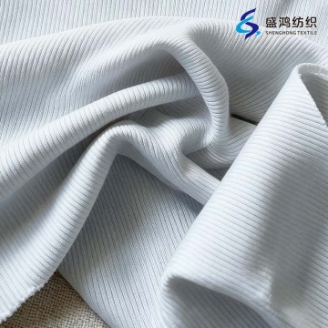 Elastic CVC French Rib Fabric for Garments