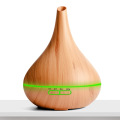 Air Purifying Aroma Diffuser Humidifier 400ml Remote Control Wood Grain Mist Maker Colorful Led Light For Home