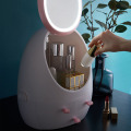 2019 Hot Cosmetic Storage Box Skin Care Products Organzier for Makeup with Mirror LED Lights Creative High Quality Women Girl t6