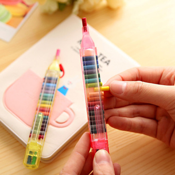 Creative 20colors Crayon Student Drawing Color Pencil Multicolor Art Kawaii Writing Pen for Kids Gift School Stationery Supplies